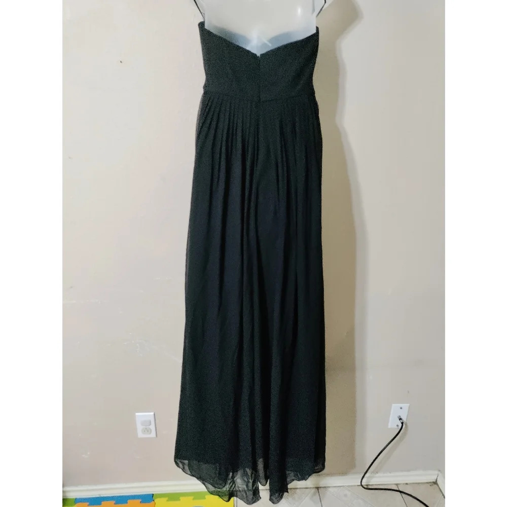 Jenny Yoo Aidan Convertible Black Bridesmaid Dress Size 10 - Picture 3 of 10